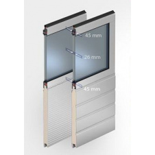 Секционные ворота ALUTECH AluTherm АЛПС микроволна 45 мм