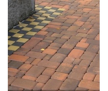Тротуарная плитка Золотой Мандарин Старый город 120х60 мм сиена