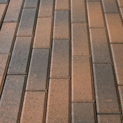 Тротуарна плитка Золотий Мандарин Цегла вузька 210х70х60 мм латина Київ