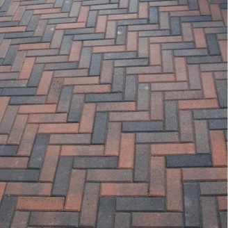 Тротуарная плитка Золотой Мандарин Кирпич узкий 210х70х60 мм болонья