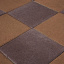 Тротуарная плитка Золотой Мандарин Плита 400х400х60 мм на сером цементе коричневый Ровно