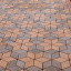Тротуарная плитка Золотой Мандарин Ромб 150х150х60 мм на сером цементе персиковый Киев