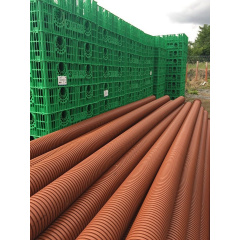 Гофрированная дренажная труба ПП SN8 200 мм 6 м Киев