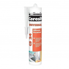 Эластичный силиконовый герметик Ceresit Universal 280 мл (645831)