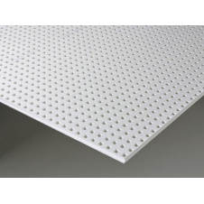 Гіпсокартон Knauf Cleaneo Akustik 12/25R 4SK 12,5х1200х2000 мм білий