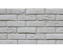 Облицовочная плитка Loft Brick Бельгийский 01 240x71 мм Белый