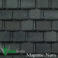 Фото - Бітумна черепиця GAF Majestic Navy Camelot Бітумна черепиця GAF Majestic Navy Camelot