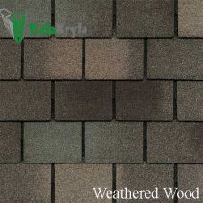 Битумная черепица GAF Weathered Wood