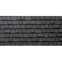 Бітумна черепиця MANOIR Black Shadow Рівне