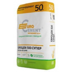Цемент ПЦ II/Б-Ш-500 Евроцемент 50 кг Київ