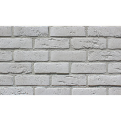 Облицовочная плитка Loft Brick Бельгийский 01 240x71 мм Белый Одесса