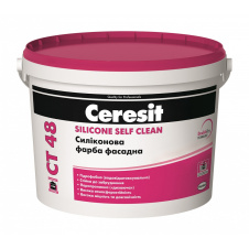 Фасадная краска Ceresit CT 48 силиконовая 10 л