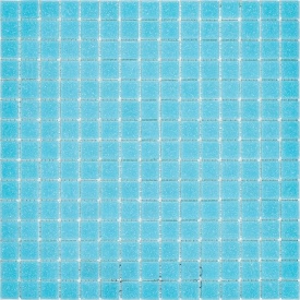 Мозаика стеклянная Stella di Mare R-MOS B33 327х327 мм голубая на сетке