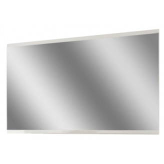 зеркало 100 Бьянко белый глянец + дуб сонома Мир Мебели