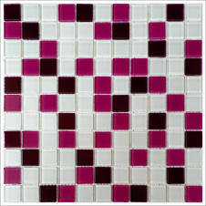 Скляна мозаїка Керамік Полісся Bordo viola mix 300х300х4 мм