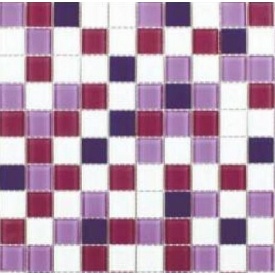 Стеклянная мозаика Керамик Полесье Виола микс 2 300х300х4 мм