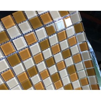Мозаика VIVACER микс прозрачное стекло 2,5х2,5 CMmix01R 30х30 cм