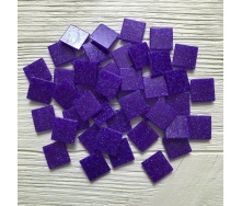 Скляна мозаїка Eco-Mosaic 20х20 мм 33х33 см фіолетова (20L20)