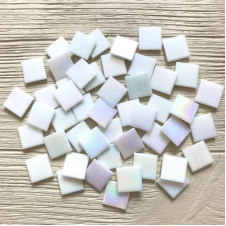 Стеклянная мозаика Eco-Mosaic 20х20 мм 33х33 см белая (20IR02)