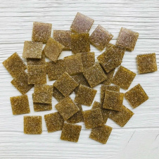 Стеклянная мозаика Eco-Mosaic 20х20 мм 33х33 см коричневая (DA505)