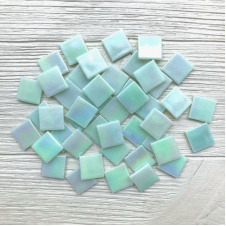 Скляна мозаїка Eco-Mosaic 20х20 мм 33х33 см світло-оливковий (IA422)