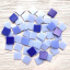 Скляна мозаїка Eco-Mosaic 20х20 мм 33х33 см світло-фіолетова мікс (MC156) Вільнянськ