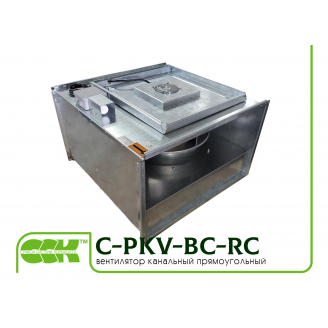 Канальный прямоугольный вентилятор C-PKV-BC-70-40-4-380-RC