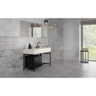 Керамогранітна плитка настінна Cersanit Concrete Style Light Grey 200х600х8,5 мм