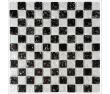 Стеклянная мозаика Керамик Полесье Gretta WB Mix колотое стекло 300х300 мм