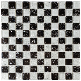 Стеклянная мозаика Керамик Полесье Gretta WB Mix колотое стекло 300х300 мм
