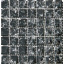Стеклянная мозаика Керамик Полесье Gretta Black колотое стекло 300х300 мм Николаев