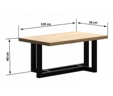 Журнальний столик у стилі LOFT (Table - 479)