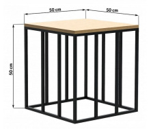 Приставний столик у стилі LOFT (Table-904)