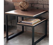 Кавовий журнальний столик у стилі LOFT (Table-808)