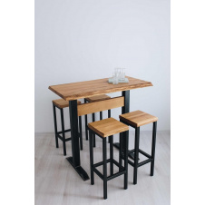Барный комплект стол + стулья в стиле LOFT (Bar Table-21)