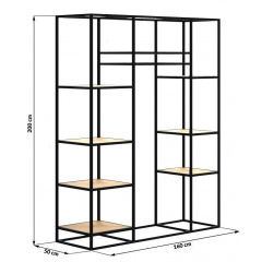 Стелаж для зберігання в стилі LOFT (Rack - 147) Київ