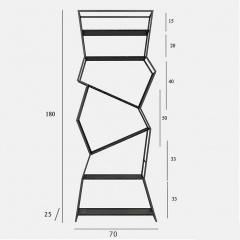 Стеллаж для хранения в стиле LOFT (Rack-248) Тернополь