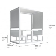 Обеденная беседка в стиле LOFT (NS-967436255) Шостка