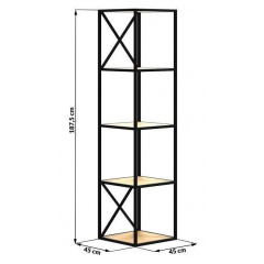 Стеллаж для хранения в стиле LOFT (Rack - 118) Бровары