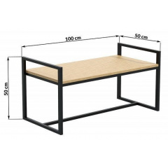 Банкетка-пуф в стилі LOFT (Sofa-34) Виноградів