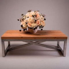 Журнальный столик в стиле LOFT (Table - 643) Вишневое