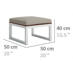 Лаунж пуф в стилі LOFT (Sofa - 01) Черкаси