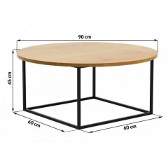 Журнальний столик у стилі LOFT (Table - 424) Рівне