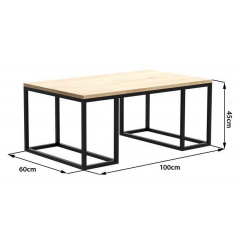 Журнальный столик в стиле LOFT (Table - 588) Ровно