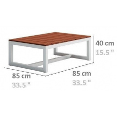 Журнальний столик у стилі LOFT (Table-607) Київ