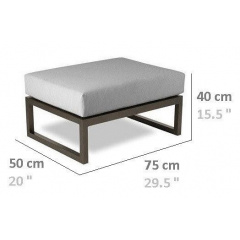 Лаунж пуф в стиле LOFT (Sofa-49) Кропивницкий