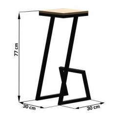 Барный стул в стиле LOFT (Bar Stool-26) Конотоп