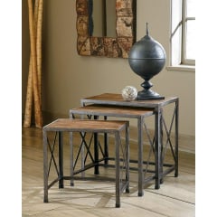 Комплект журнальних столиків в стилі LOFT (Table-764) Ромни