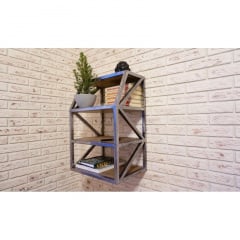 Настінна полиця в стилі LOFT (Wall Shelf-08) Шостка