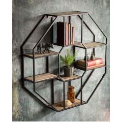 Настінна полиця в стилі LOFT (Wall Shelf-83) Хуст